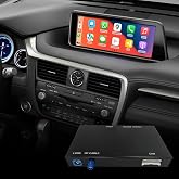 Road Top Wireless CarPlay Android Auto Interface Decoder for Lexus | For NX RX IS ES GS RC CT LS LX LC UX Series with Small Touchpad/Joystick, Support Wireless Carplay, Android Auto, MirrorLink