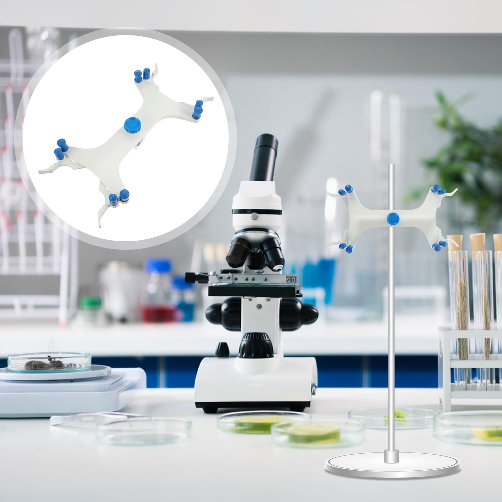 iplusmile 1 Stück Burette Glas Säure-Gerät Mittelschule Licht