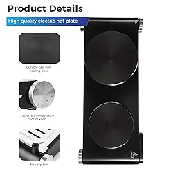 CUSIMAX Hot Plates for Countertop 1800W with 7