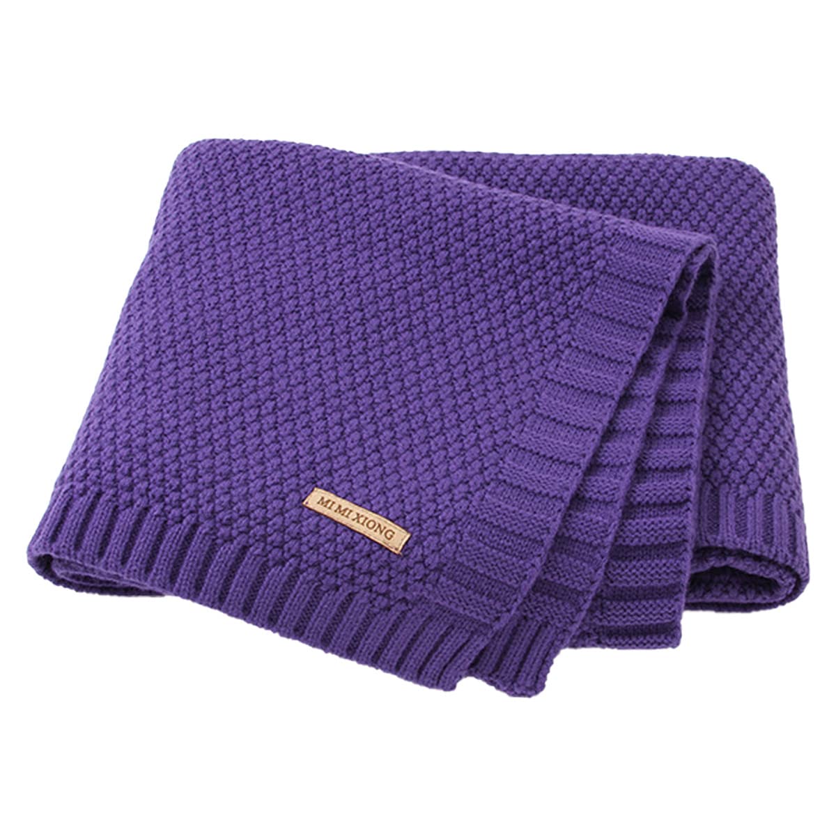 SZJIAHTM Newborn Toddler Baby Blanket Cotton Cable Cellular Knitted 100 x 80cm Soft Breathable Blanket for Baby Boy and Girls