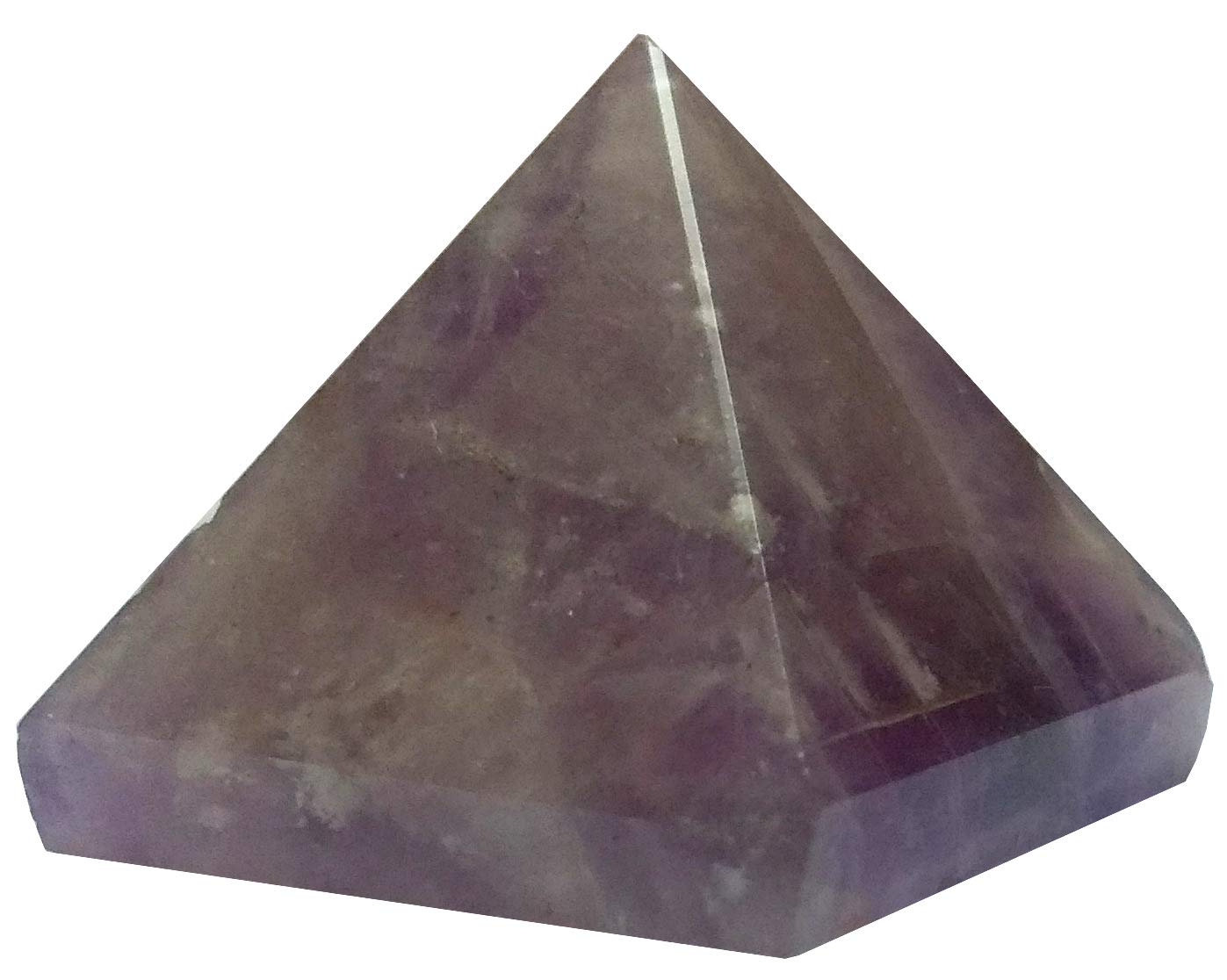 Purpledip Moonstone Stone Pyramid: Reiki Healing Divine Spiritual Crystal (11928)