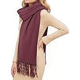 RIIQIICHY Scarf for Women Chunky Winter Scarf Cold Weather Thick Warm Ladies Scarves