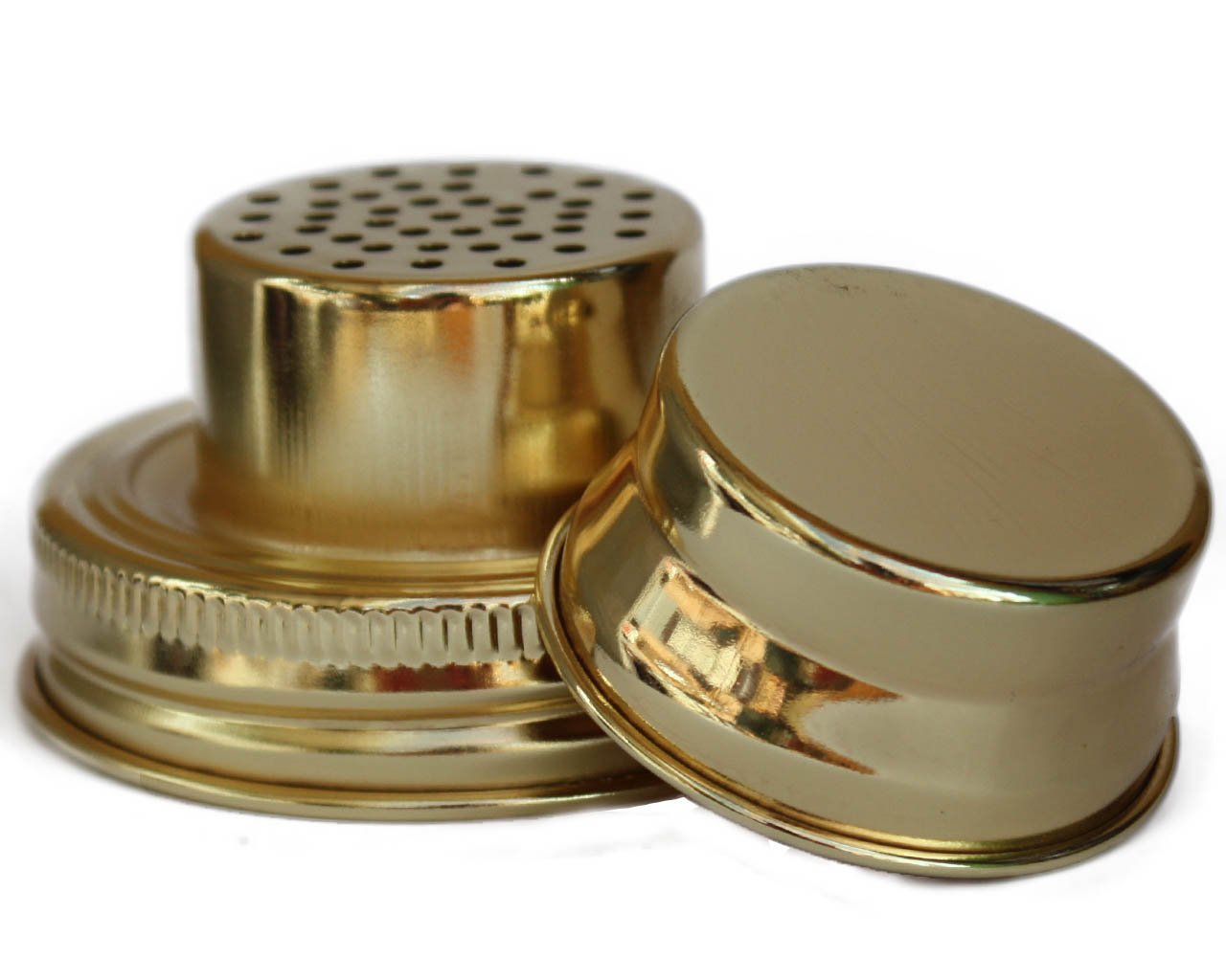 Cocktail Shaker Lid with Silicone Seals for Regular Mouth Mason, Ball