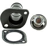 Thermostat Kit-195 Degrees w/Gasket Engine Coolant Thermostat Housing Assembly Fits Dodge Grand Caravan 01&ndash;06 Caravan 01&ndash;06 Chrysler Town &amp; Country 01&ndash;06 Pacifica 04&ndash;07 Voyager 01&ndash;03