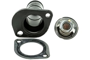 MOTORAD Thermostat Kit-195 Degrees w/Gasket Engine Coolant Thermostat Housing Assembly Fits Dodge Grand Caravan 01–06 Caravan 01–06 Chrysler Town & Country 01–06 Pacifica 04–07 Voyager 01–03