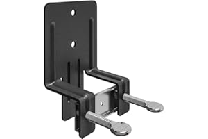 Nordicbed 6 Pcs Metal Mattress Slide Stopper, Non Slip Mattress Gripper for Queen Bed Frame, Prevent Mattress Sliding, Easy to Assemble, Sturdy, Black, 23_04