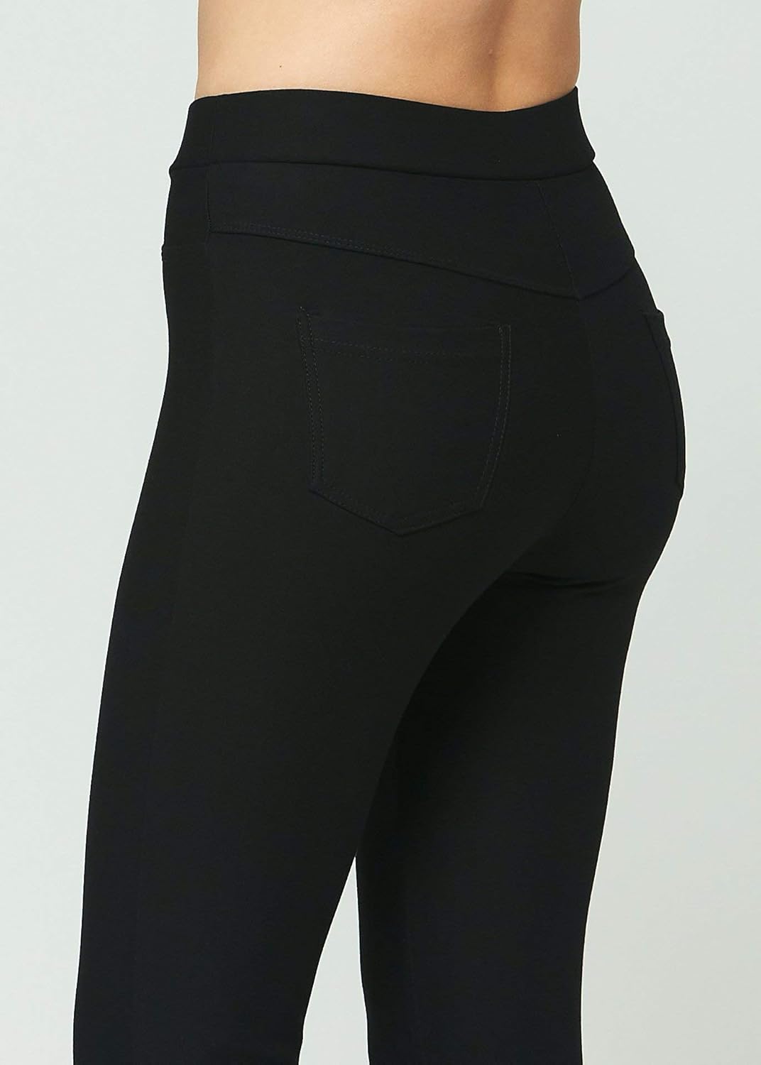 Premium Women's Stretch Dress Pants - Wear to Work - Ponte Treggings at  Women’s Clothing store