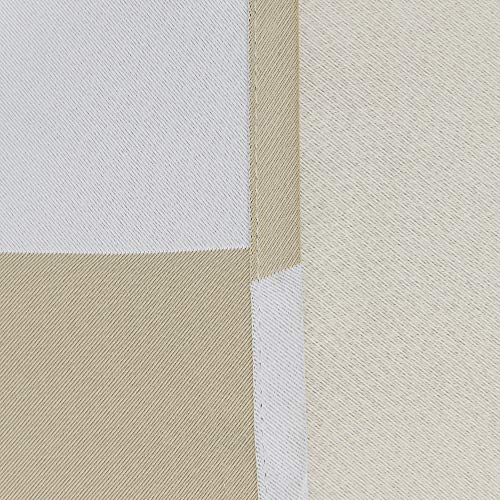 Home Deconovo Blackout Curtain Pattern Striped Curtains Rod Pocket