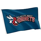 Desert Cactus Delaware State University DSU Flag - 3 x 5 Feet Hornets Banner, Indoor/Outdoor Durable Fabric, 100% Polyester Design (Style E)