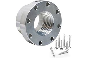 HAowosi Woodworking 2-1/2” Lathe Faceplate,Aluminum Faceplate with Screwchuck for 1-1/4" x 8TPI Spindle