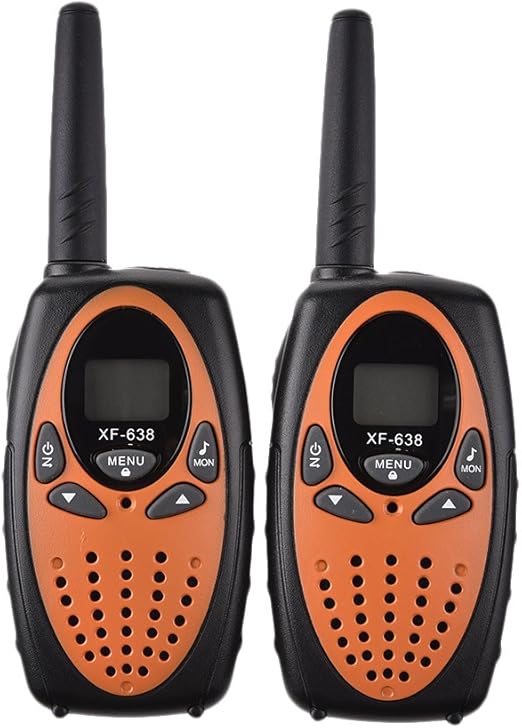 Amazon xf638 UHFハンドヘルドwalkietalkie 2パックツインWalkie Talkies Two Way