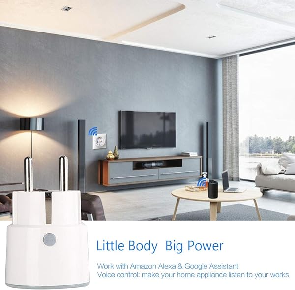 Smart Home Plug Freisprech Sprachsteuerung kann Ihre Elektronik einfach ein  und ausschalten Support Alexa Google Home