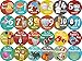 Mesmerico 24 Baby Monthly Holiday Stickers for Boy Girl's First Year Month Age Growth Milestones - Month Stickers for Baby Onesie Belly Animal Stickers - Unique Baby Shower Newborn New Parents Gifts
