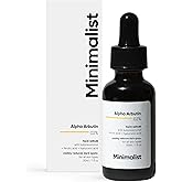 Minimalist Alpha Arbutin 02% Serum | For Dark Spots & Hyperpigmentation | Reduces Blemishes, Acne Marks & Tanning with Hyaluronic Acid & Butylresorcinol(23x more potent than Kojic Acid) | 1FL OZ/30 ml