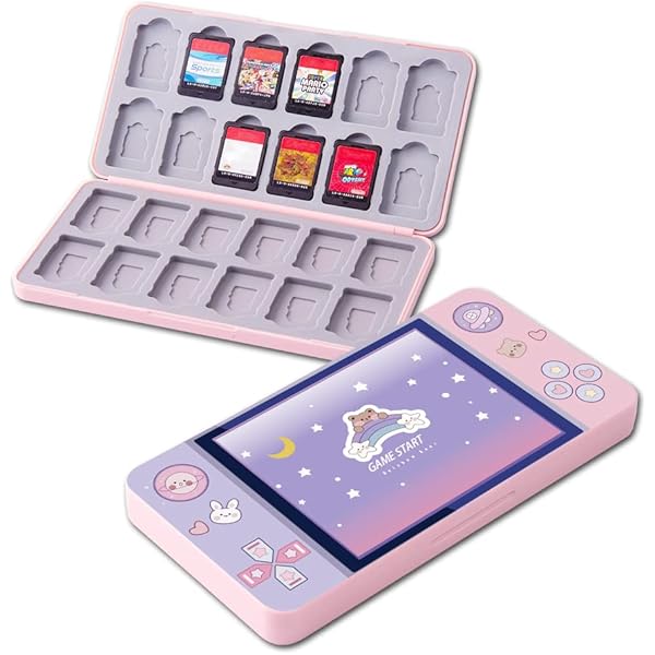 Amazon.com: PERFECTSIGHT Cute Game Card Case for Nintendo Switch