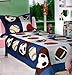 Mk Collection Bedspread Boys Sport Football Basketball Baseball New (Full/Queen)