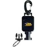 Gear Keeper Scuba Dive Light &amp; Underwater Camera Retractor - Retractable Tether to Keep Scuba Gear Secure &amp; Accessible - Snap Clip Mount &amp; QC-II Split Ring - Scuba Diving Accessories - Made in USA