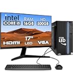 Computador Completo Intel Core i5 16GB SSD 256GB Monitor 19