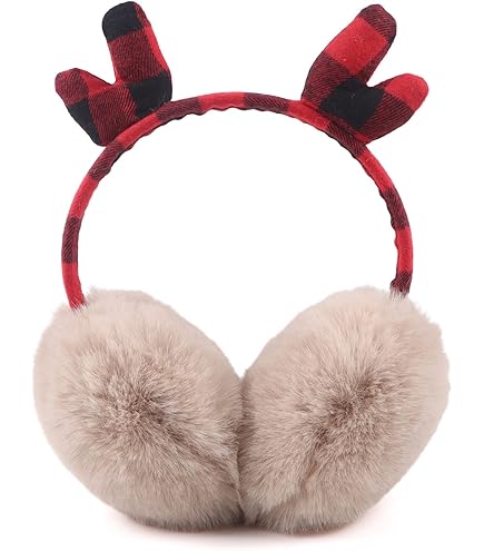 Peach Faux Fur Mouse Ear Headband & Tail - Costume Set For Parties & Graduation