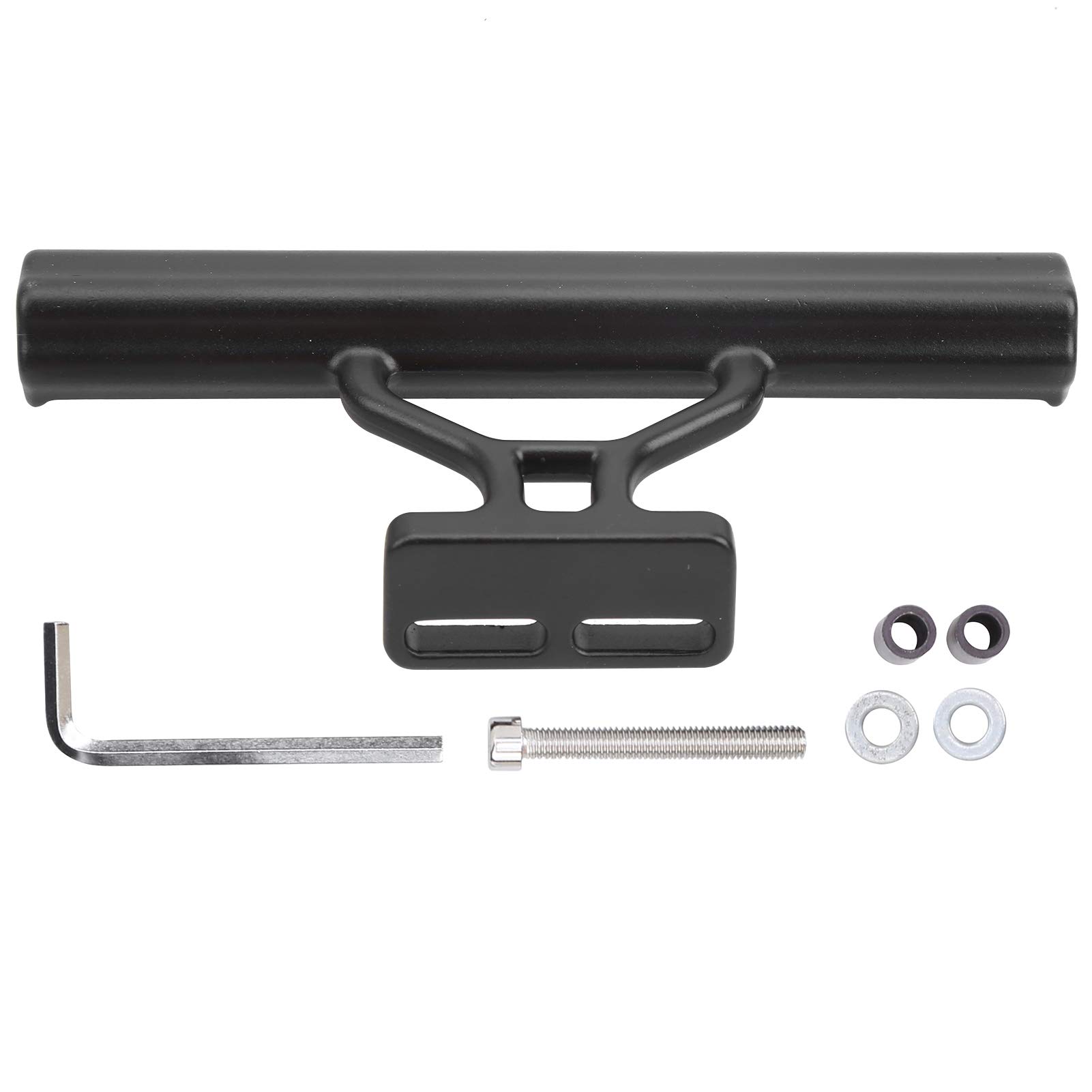 Bike Handlebar Extender, Lightweight Durable Aluminum Alloy Universal Mount Bicycle Handlebar Extension Bracket with Hex Wrench for Cyclists Commuters Road Mountain Biking