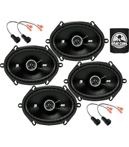 Harmony Audio 2x HA-R68 5x7 6x8 Inch Speakers + Factory Harness Kit For 1997-2003 Ford F-150