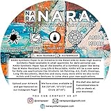 NARA SYNTHETIC PAPER for Alcohol Ink PAINTING-12mil(6 INCHES Diameter)