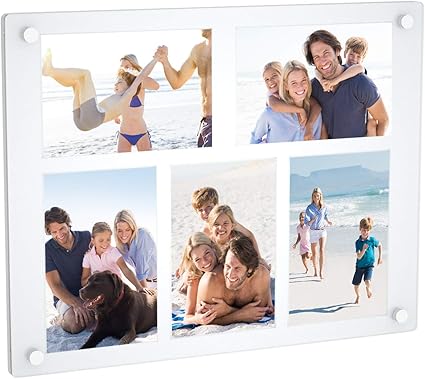 Niubee 5 Opening 4 X 6 Collage Picture Frame Acrylic Wall Hanging And Desktop Photo Display With Mat White Amazon Co Uk Kitchen Home Niubee 5 Opening 4 X 6 Collage Picture Frame Acrylic Wall Hanging And Desktop Photo Display With Mat White Amazon Co Uk Kitchen Home