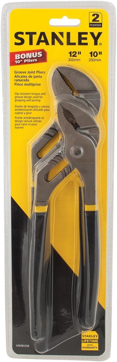 Stanley Groove Joint Pliers 10 12 Amazon Com