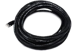 Monoprice 30-Feet 24AWG Cat6 550MHz UTP Ethernet Bare Copper Network Cable, Black (105017)