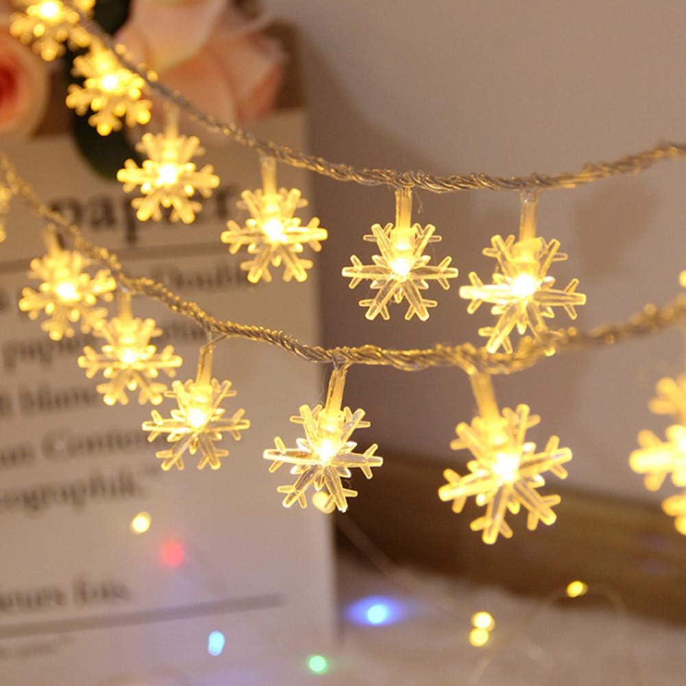 HONGMINGSnowflake Lights (6M, 40 LED)
