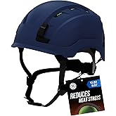 GE Safety Helmet, Impact Absorbing Tech, Adjustable Ratchet, ANSI Type 1, Memory Foam Padding, Hard Hats Protection, Chin Strap, Class C (Vented) & Class E (Non-Vented), OSHA Approved
