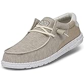 HEYDUDE Men's Wally Stitch Dirt Road Size 8| Men's Loafers | Men's Slip On Shoes | Comfortable & Light-Weight