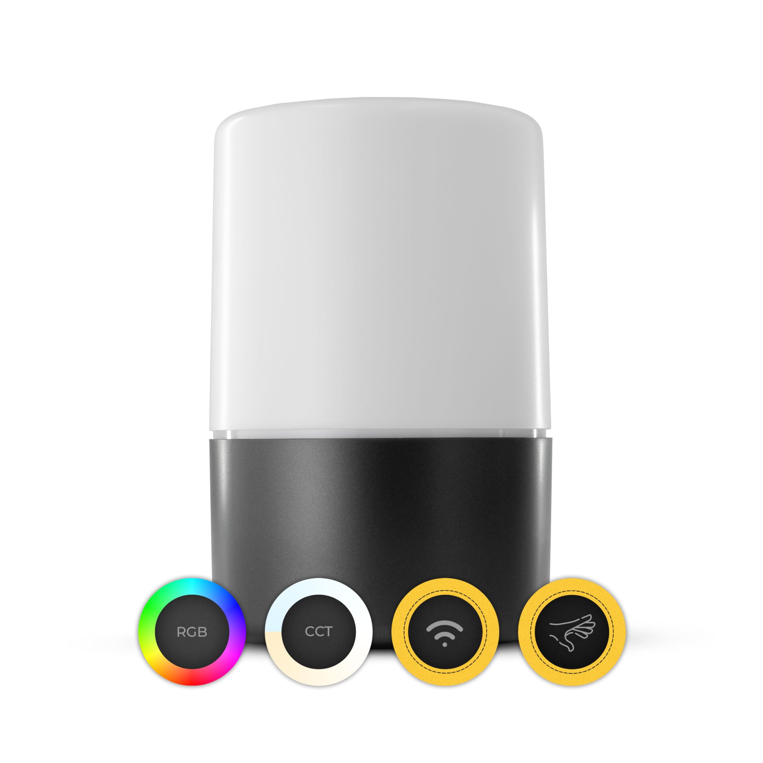 Phoscon HIVE - The Luminous Companion, Zigbee & Bluetooth, Android App, Wireless Charging and Long Battery Life, Mood Light, Smart Home Lamp, LED, Dimmable, 16 Million Colours, Colour Temperature