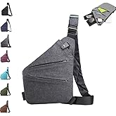 ocalil Anti Theft Travel Bag,Anti Theft Crossbody Bag, Sling Bag Travel Crossbody Bag for Women Men