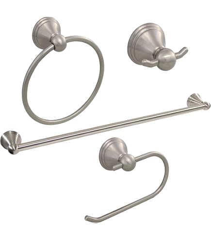 Moen DN2624BN Glenshire 24-Inch Towel Bar, Brushed Nickel