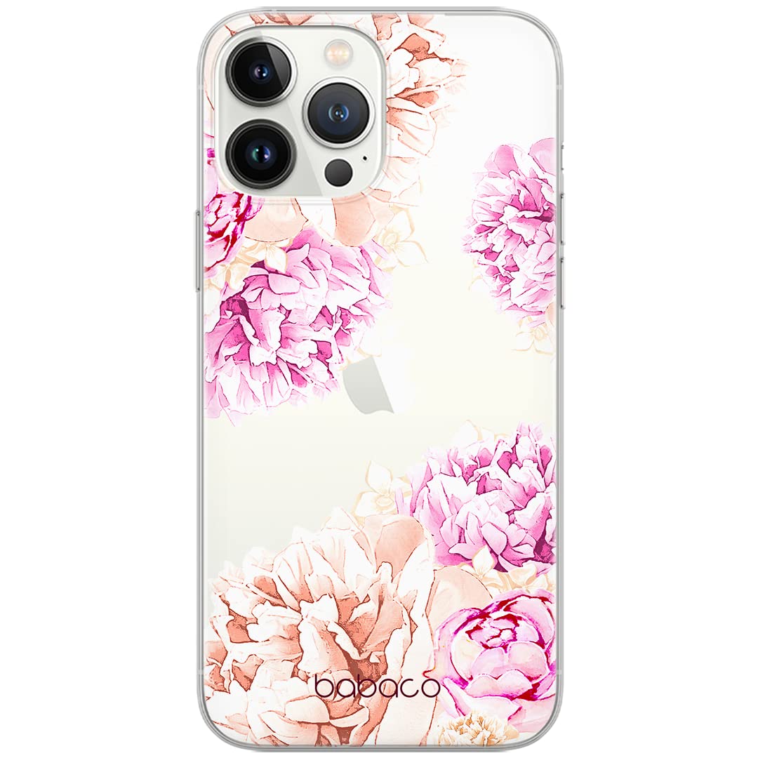Babaco ERT GROUP mobile phone case for Xiaomi REDMI NOTE 10/ 10S original and officially Licensed pattern Flowers 001 optimally adapted to the shape of the mobile phone, partially transparent