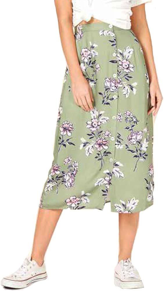 Mink Pink Wanderer Button Midi Skirt At Amazon Women S Clothing Store