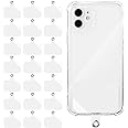 Sinmoe 24 Pcs Phone Lanyard Tab Universal Phone Tether Patches TPU Replacement Patches Compatible Telephone Case Cell Smartphone Case Safety Lanyard Non Adhesive