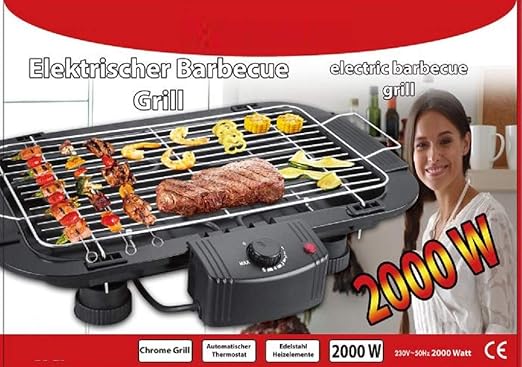 Slr Barbeque Elektro Grill Cool Touch Elektrischer Grill Elektrogrill Balkon Tischgrill Amazon De Kuche Haushalt