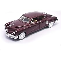 Amazon.com: Road Signature 1948 Tucker Torpedo Burgundy 1/18
