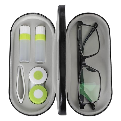 LUSIYU in Eye Glasses Case and Contact Lens Case Portable
