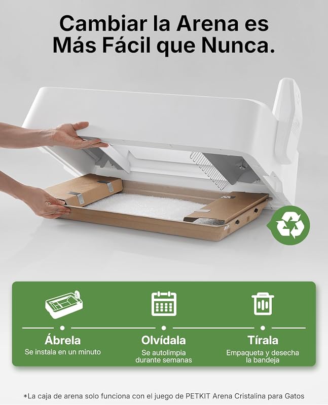 PUROBOT Crystal Duo caixa de areia autolimpante para gatos, câmara com IA, caixa de areia autolimpante para gatos, limpeza bidirecional, tabuleiro substituível, rastreio sanitário, eliminação de odores