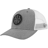 Beretta Men's Js Trucker Hat - Mesh Back Adjustable Snapback Pre-Curved Visor Cap, One Size Fits All