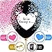 Gender Reveal Balloon - 36 inch Giant Baby Gender Reveal Balloons in Gift Box with Pink and Blue Heart Shape Confetti for Boy or Girl Baby Reveal Gender Reveal Party Supplies Decoration Kit