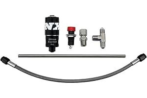 Nitrous Express 15605 Purge Valve Kit for GM 1-Piece MAF and 4.6 3V Plate Systems