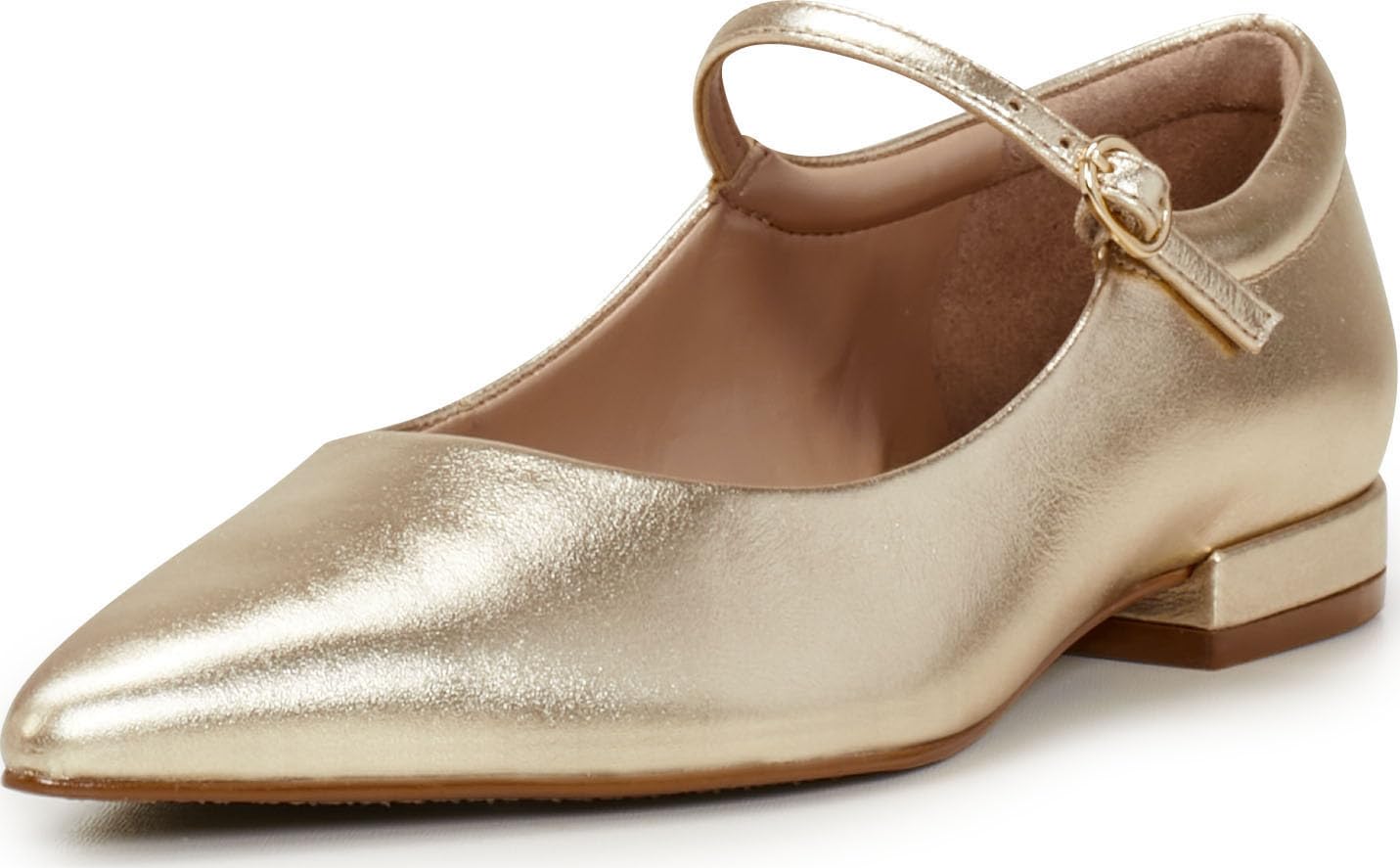 Vince Camuto Women’s Eloise Mary Jane Flat, Egyptian Gold, 11
