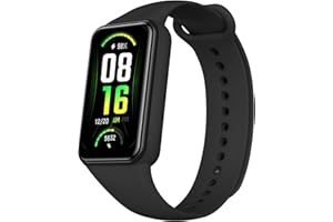 Tobfit Replacement Band Compatible for Amazfit Band 7 Strap, Soft Silicone Adjustable Sport Wrist Strap for Women Men Compatible for Amazfit Band 7 Fitness Traker Smart Watch