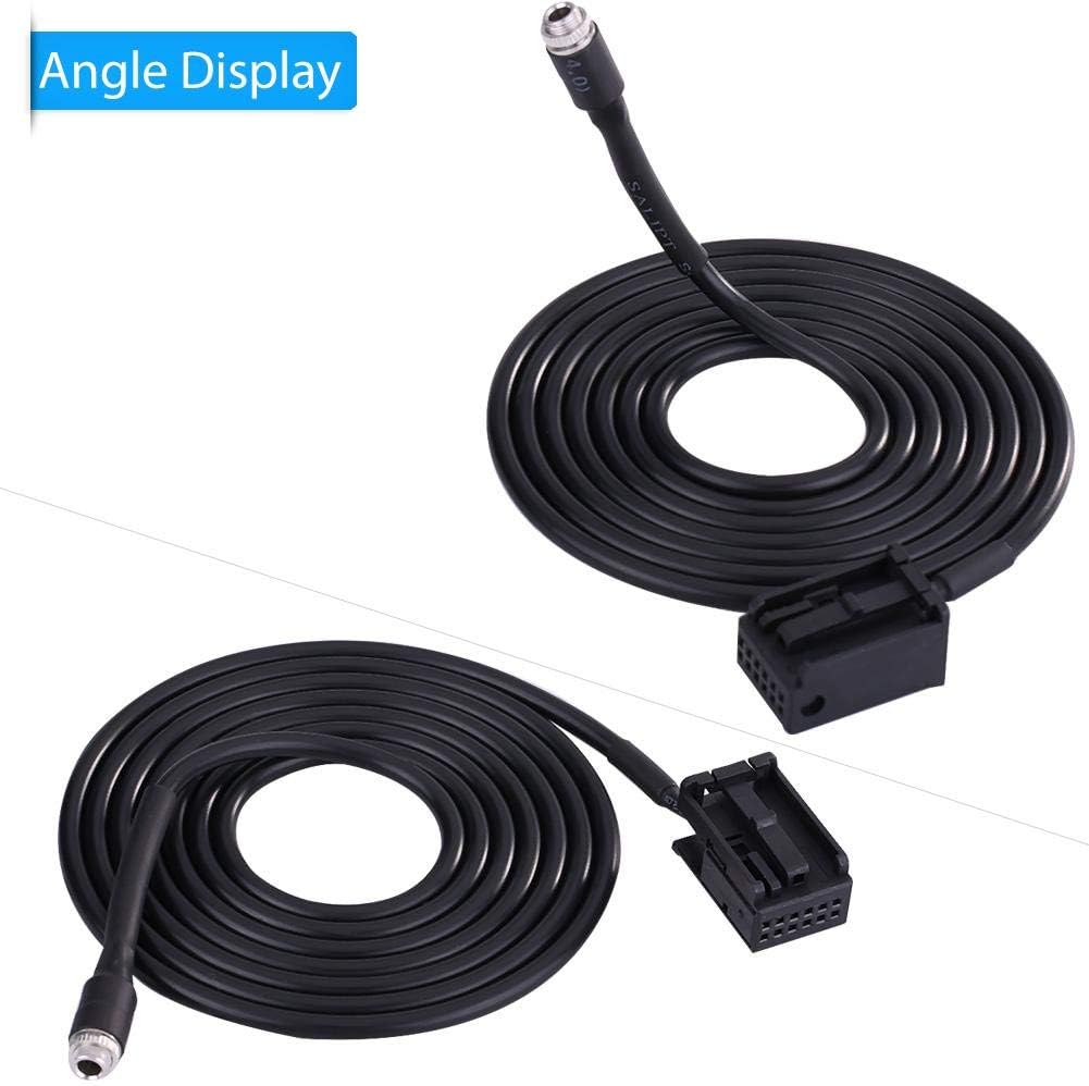 EVGATSAUTO Car 6000 CD Audio Female AUX Input Adapter Cable for Focus Mondeo with Removal Tool Keys, Popular, normal - Image 4