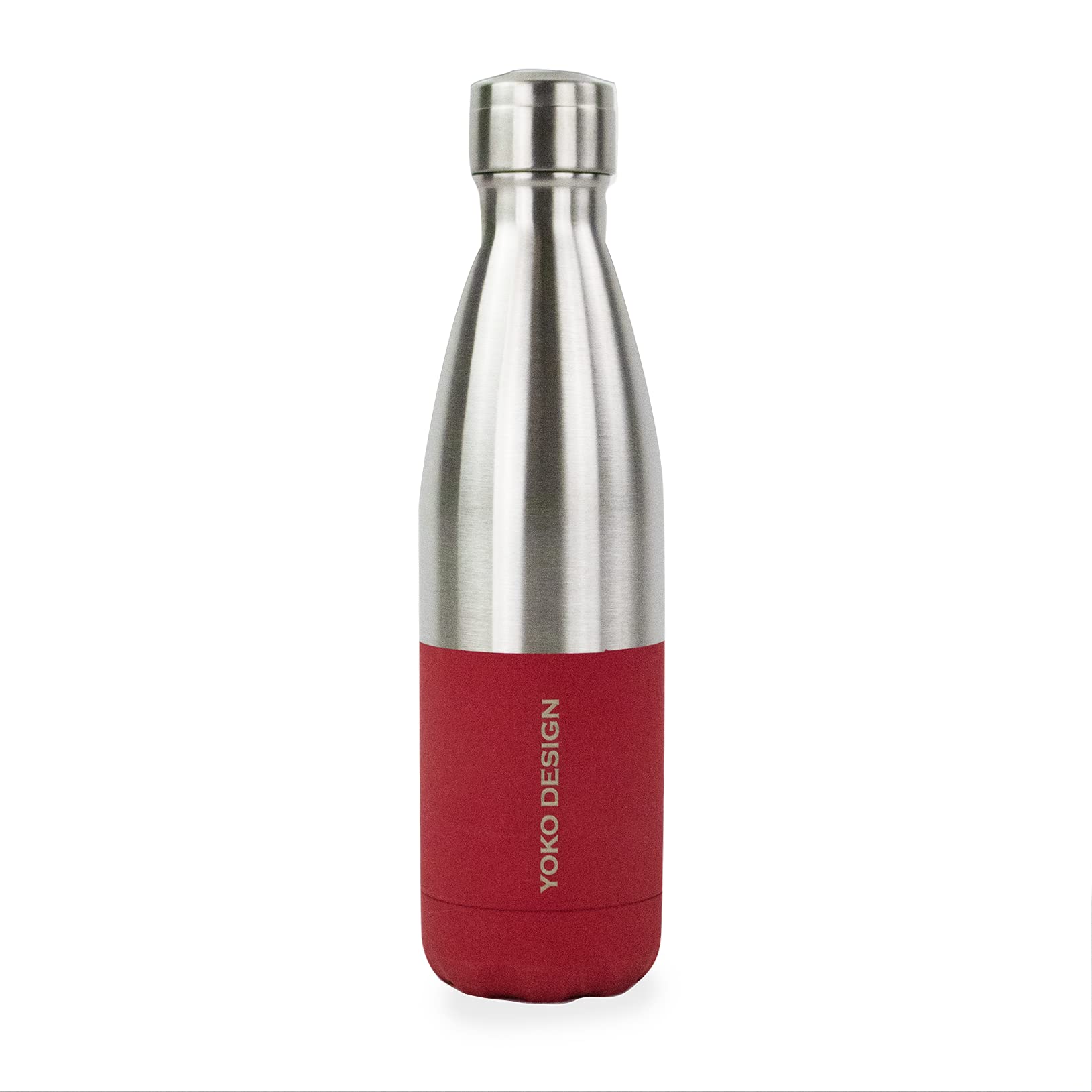 YOKO DESIGN Double Wall Stainless Steel Vacuum Flask, 1707, Duo Rouge, 500mL