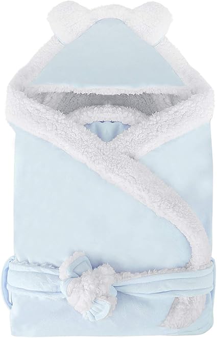 Couverture D Emmaillotage Bebe Naissance Bebe Nid D Ange Unisex Serviette De Bain A Capuche Pour Bebe Gigoteuse D Emmaillotage Epais Couverture Enveloppante Hiver Universelle Multi Usages Amazon Fr Bebes Puericulture